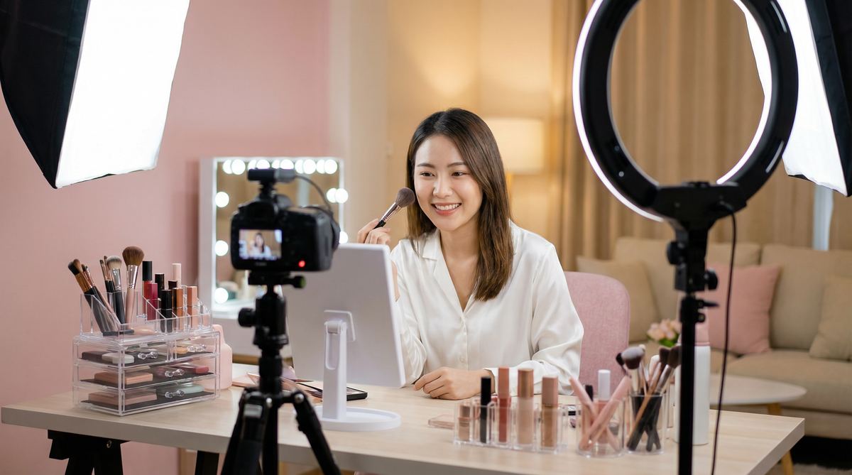 猎奇美妆视频教程